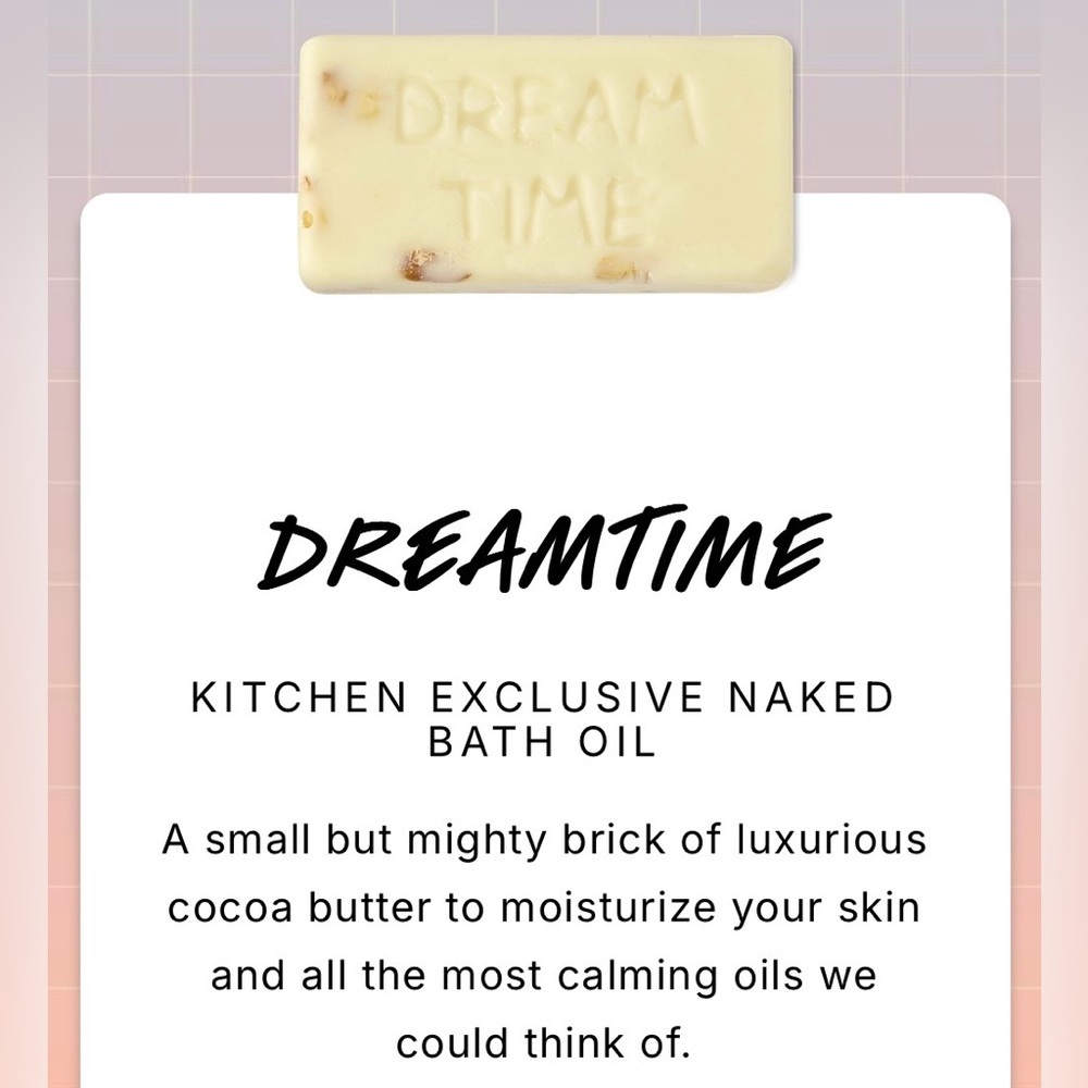 LUSH Dreamtime Bath Oil